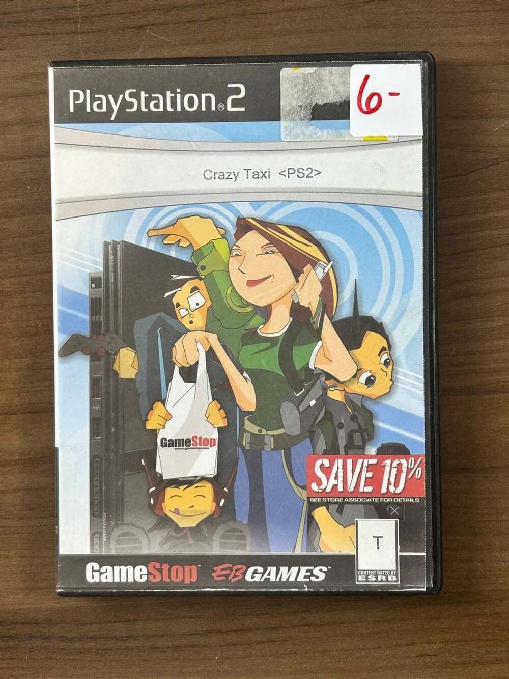 Crazy Taxi Greatest Hits Sony PlayStation 2 PS2 NTSC-U/C GameStop Case No Manual